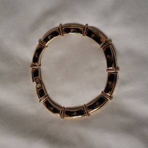 3/$11 Gold and Brown Patterned Necklace